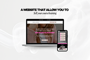 Luxury Canva Sales page website, a Landing Page Template by My Template Studio (Thumbnail 4 of 14)
