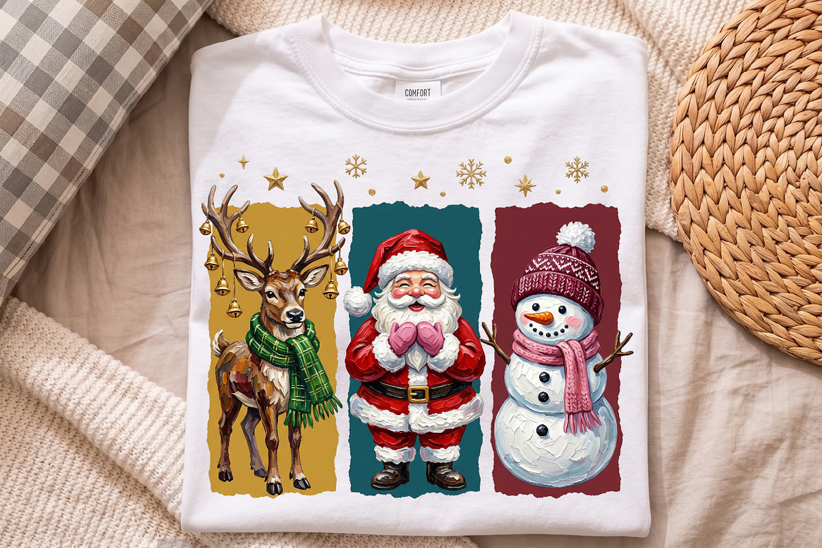 Christmas Santa Reindeer Snowman Png, an Object Illustration by Libby Wishes (Photo 1 of 3)