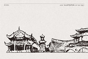 Hand Drawn City & Country Skylines, a Work Illustration by TheMountBirdStudio (Thumbnail 4 of 20)