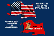 Pennant Canva Frames, Sports Banner, an Object Graphic by GraphiCarola (Thumbnail 3 of 7)