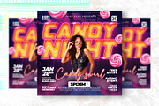 Candy Night Party Flyer Template, a Flyer Template by Shajib Shikder (Thumbnail 2 of 2)