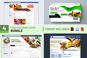 Food Facebook Cover Bundle, a Marketing Template by Photoshop Action (Thumbnail 1 of 13)