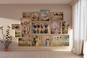 Vintage Easter Wall Art Bundle, an Illustration by PrintablesByFranklyn (Thumbnail 2 of 10)