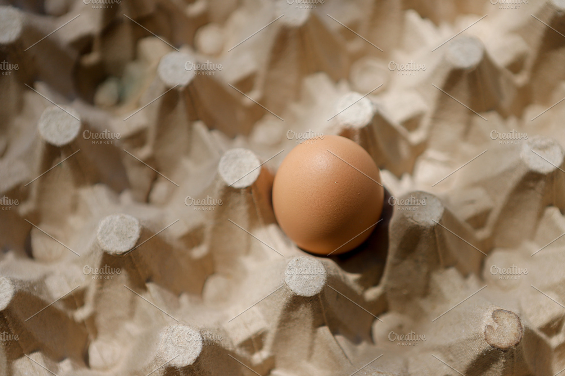 Fresh organic panel eggs on sackclot, a Food & Drink Photo by bastera