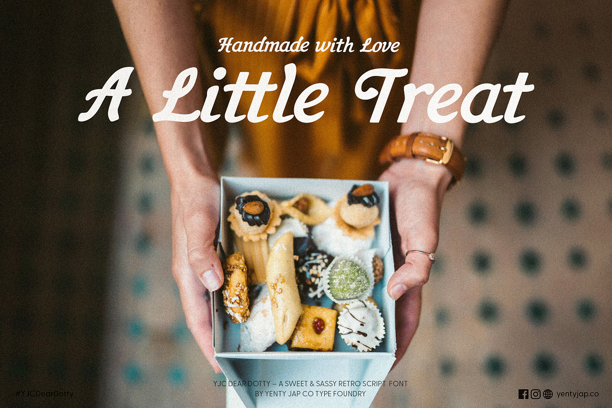 YJC Dear Dotty, a Script Font by YENTY JAP CO (Photo 3 of 10)