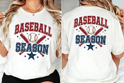 Baseball Season Retro Checkered PNG, an Illustration by OK Design (Thumbnail 2 of 5)
