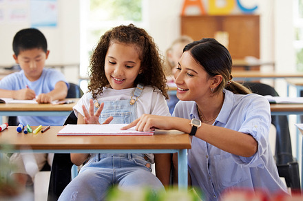 Learning to share is one of the skills we learn at preschool, a Photo by Peopleimages.com