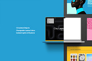 Laptop Mockup - 12 Clay MacBook, a Mockup by Avelina Studio (Thumbnail 2 of 3)