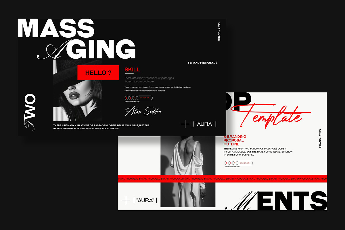 AURA | Brand Proposal Template, a Presentation Template by Slide-Agency (Photo 9 of 11)