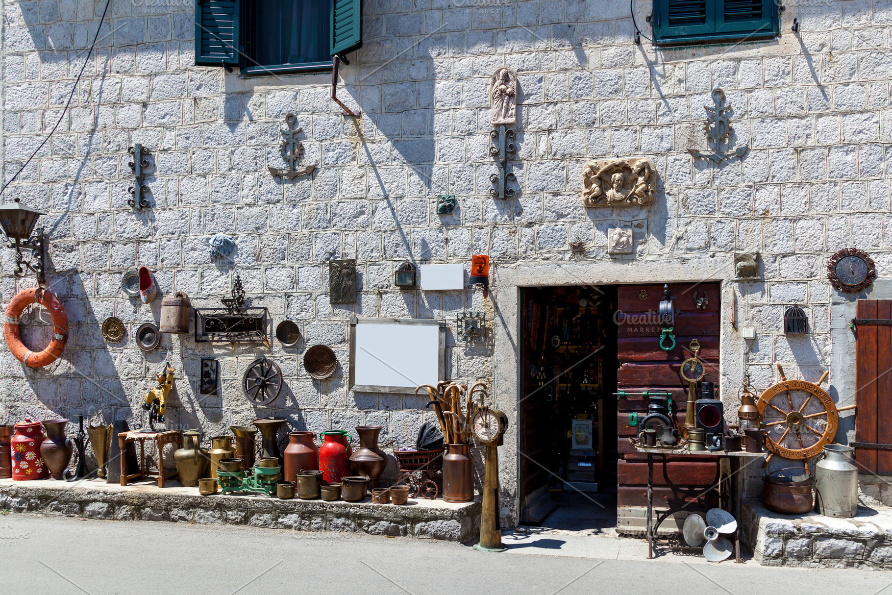 Architecture of the Old Town in Montenegro, an Architecture Photo by Photostock