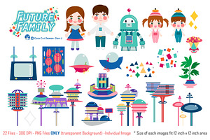 Future Family Clip Art, a Person Illustration by Cozy Cat Design