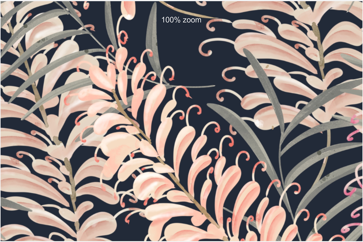 Grevillea Floral Pattern, a Pattern Graphic by Madebyia (Photo 7 of 7)