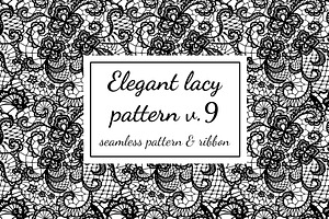 Elegant lacy pattern v.9