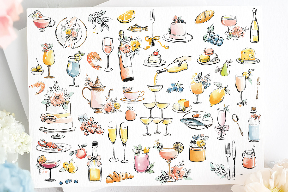 Whimsical Love Wedding Illustrations, an Illustration by Tinydew (Photo 10 of 14)