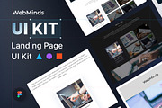 WebMinds - Tech Enthusiasts UI Kit, an UI Kit Template by hiddemaru (Thumbnail 1 of 8)