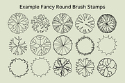 Procreate Stamps for Garden Design, a Brush Add-On by The Botanical Planet (Thumbnail 5 of 6)