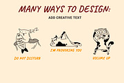22 Funny cats vector illustration 1, an Animal Illustration by Yanakicc (Thumbnail 3 of 10)
