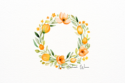 Easter Floral Wreath Fruit Clipart, an Object Illustration by New-School-Wave (Thumbnail 2 of 5)