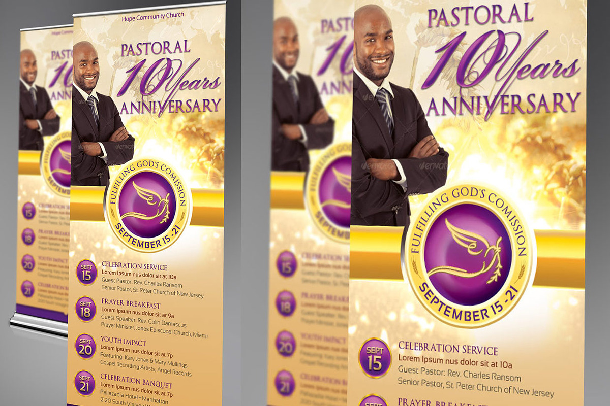 Clergy Anniversary Templates Bundle, a Templates & Theme by Godserv Designs (Photo 7 of 7)