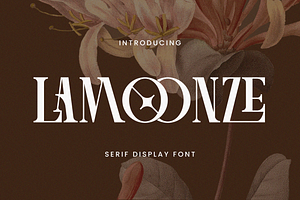 Lamoonze - Serif Display Font