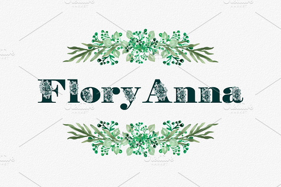 FloryAnna Font preview 6