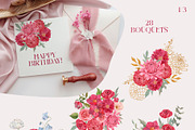 Viva Magenta Floral Watercolor 2023, a Decorative Illustration by Catch the Dream Art (Thumbnail 3 of 24)