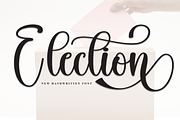 Election | Script Font, a Handwritten Font by Scratchones (Thumbnail 1 of 9)