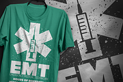 EMT - T-Shirt Design, a Healthcare Illustration by artnook (Thumbnail 6 of 6)