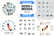 News and Media Concepts, a Technology Illustration by TAlex (Thumbnail 1 of 6)
