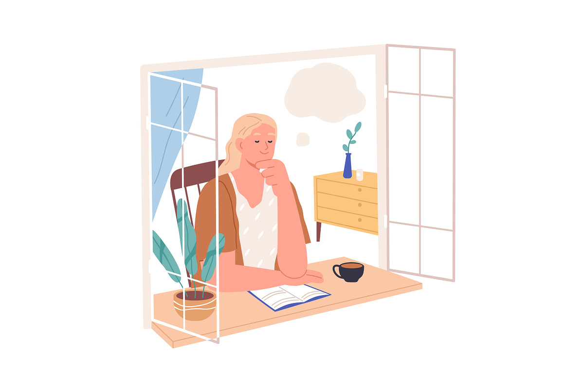 People dreaming about something set, a Person Illustration by Good Studio (Photo 7 of 10)