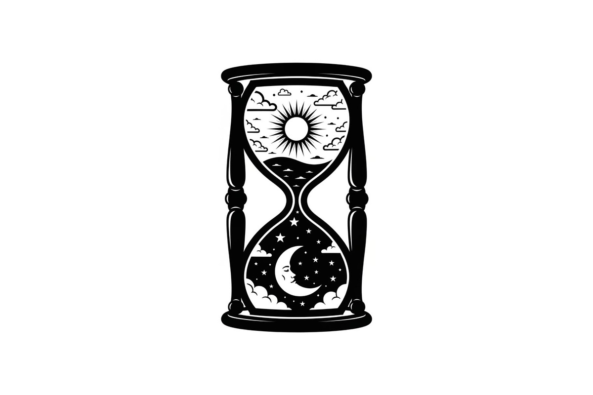 Celestial Sun Moon Hourglass Bundle, an Illustration by Gaye Art (Photo 24 of 31)