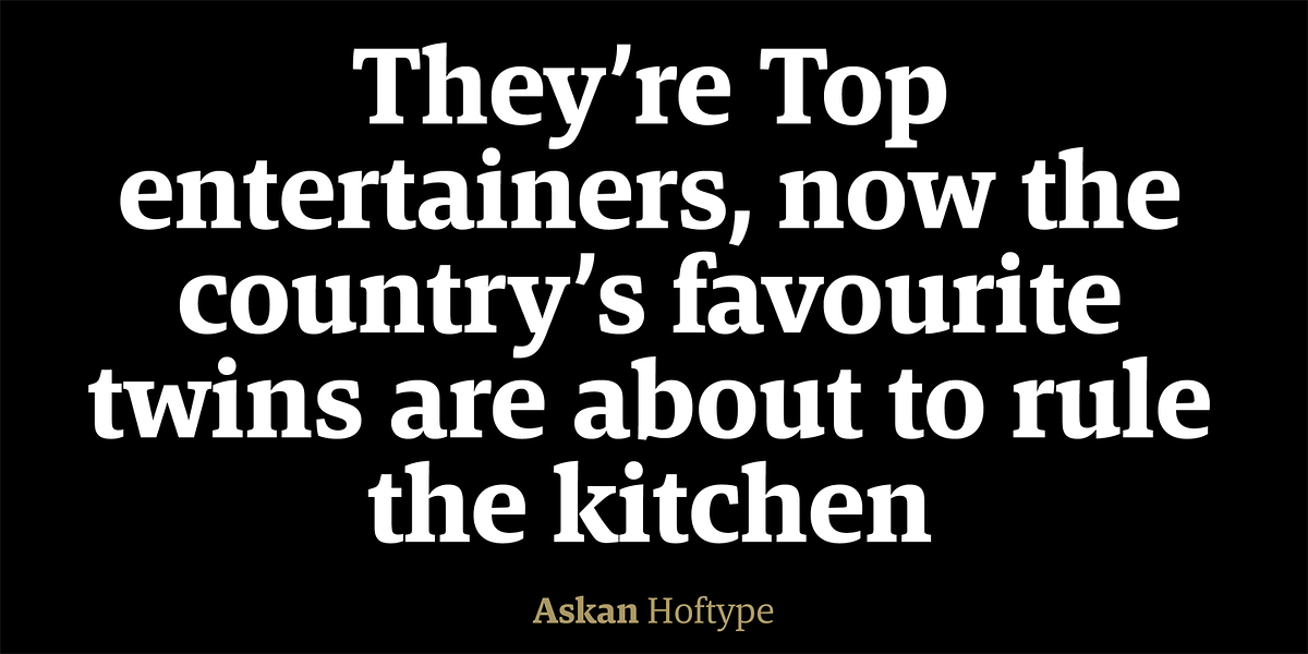 Askan, a Serif Font by Hoftype (Photo 3 of 14)