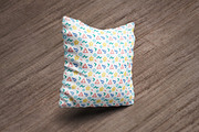 Square Pillow Mock-Up, an Apparel Mockup by MassDream (Thumbnail 2 of 11)
