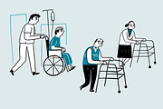 Hand-drawn Vector healthcare Set, a Healthcare Illustration by Huza Studio (Thumbnail 5 of 10)