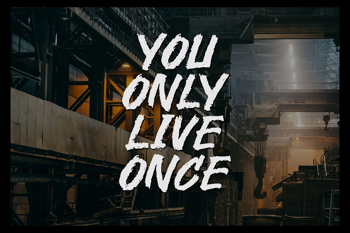 Deathless Natural Brush Font, a Script Font by Aldiwangsadipa (Photo 2 of 10)