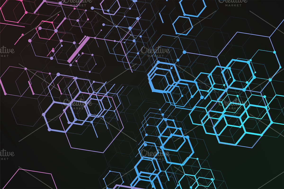 Abstract technology background, a Pattern Graphic by majcot (Photo 5 of 6)