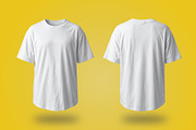 Front Back T-Shirt Mockup, a Shirt Mockup by Black Cat Studio (Thumbnail 3 of 3)