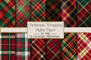 Christmas Wrapping Paper, a Texture Illustration by DreamPrint404 (Thumbnail 1 of 4)