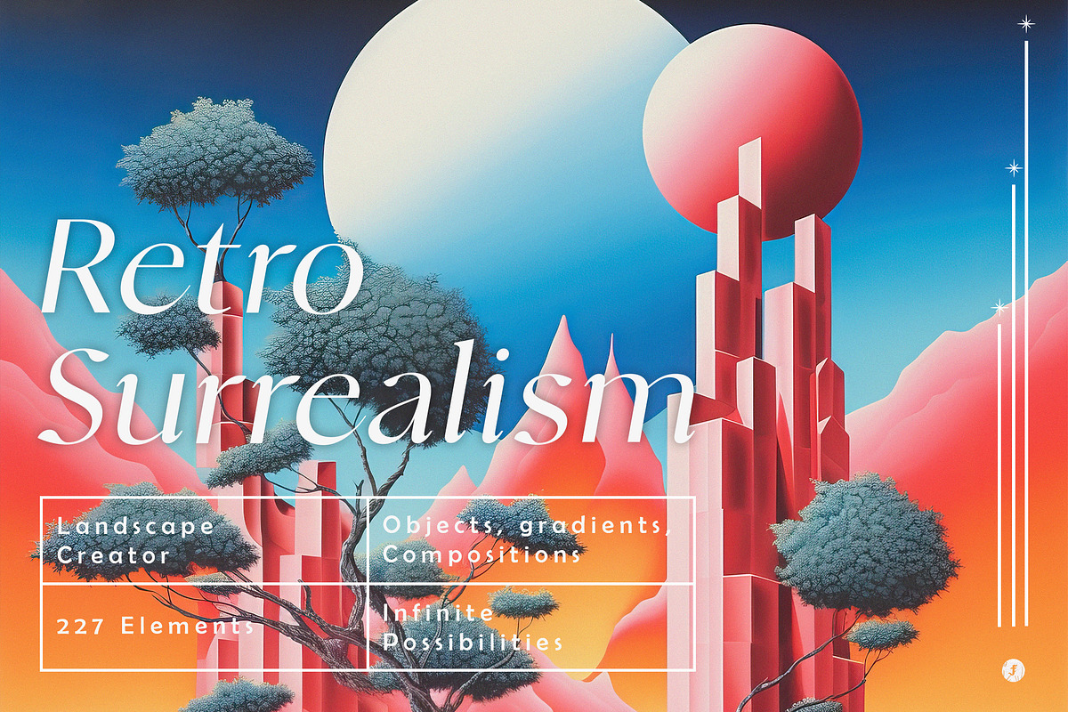 3 in 1 Landscape Creators Bundle, an Object Graphic by Freezerondigital (Photo 2 of 50)