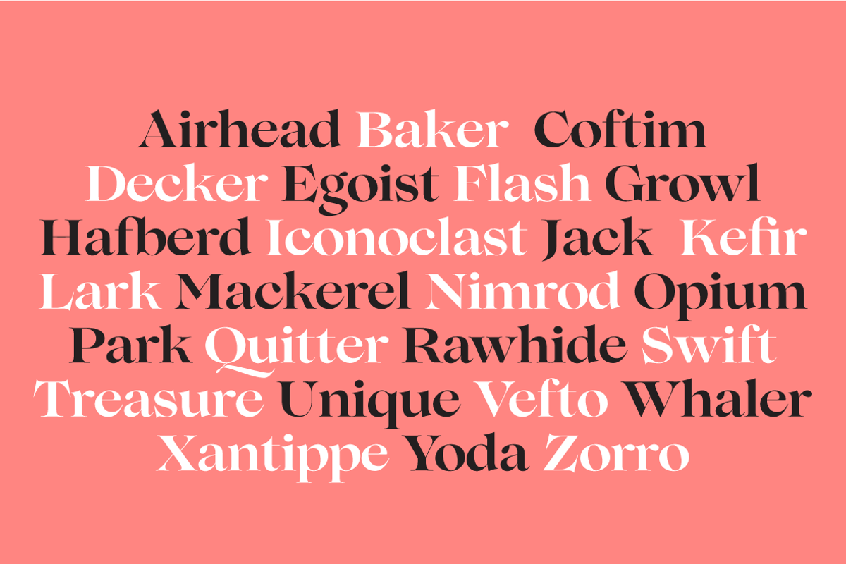 Lovelace - 30 fonts, a Serif Font by Zetafonts (Photo 11 of 15)