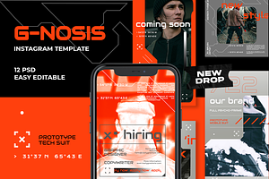 G-nosis Instagram Template, a Social Media Template by Shinra Labs
