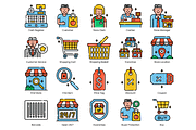 85 Retail and Shopping Icons, an Icon by Flat Icons (Thumbnail 5 of 10)