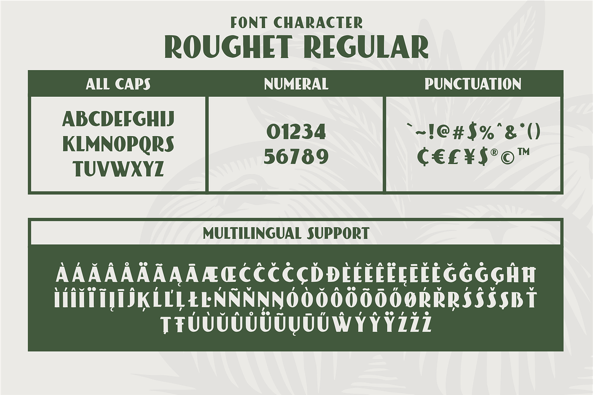 ROUGHET ROUGH TYPEFACE preview 8
