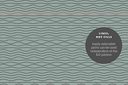 Waves Vol. 17 | 20 Vector Patterns, a Pattern Graphic by invisiblelayer (Thumbnail 4 of 6)