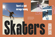CS Brixton – Bold Font, a Sans Serif Font by Craft Supply Co. (Thumbnail 2 of 8)