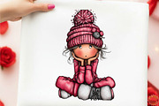 Quirky Girl New Year Clipart, an Illustration by designcity5 (Thumbnail 4 of 5)