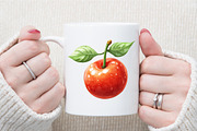 Cherry Red Summer Clipart, an Illustration by Sublimation Artist (Thumbnail 5 of 6)