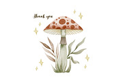 Watercolor mushrooms collection., a Decorative Illustration by Kira Konoshenko (Thumbnail 12 of 12)