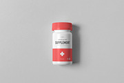 Supplement Jar & Box Mock-Up 4, a Packaging Mockup by Yogurt86 (Thumbnail 10 of 11)