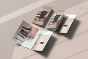 Tri-Fold DL Brochure Mock-up, an Advertising Mockup by zippypixelstudio (Thumbnail 2 of 16)